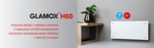 Električni radiator z WiFi - GLAMOX H60